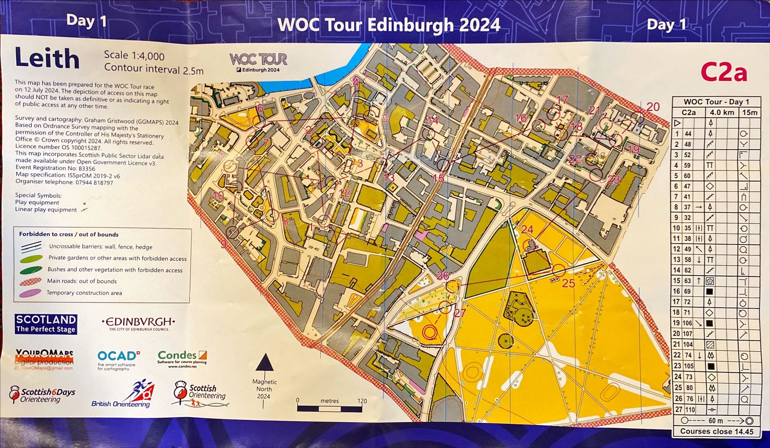 WOC Tour Day 1 (2024-07-12)