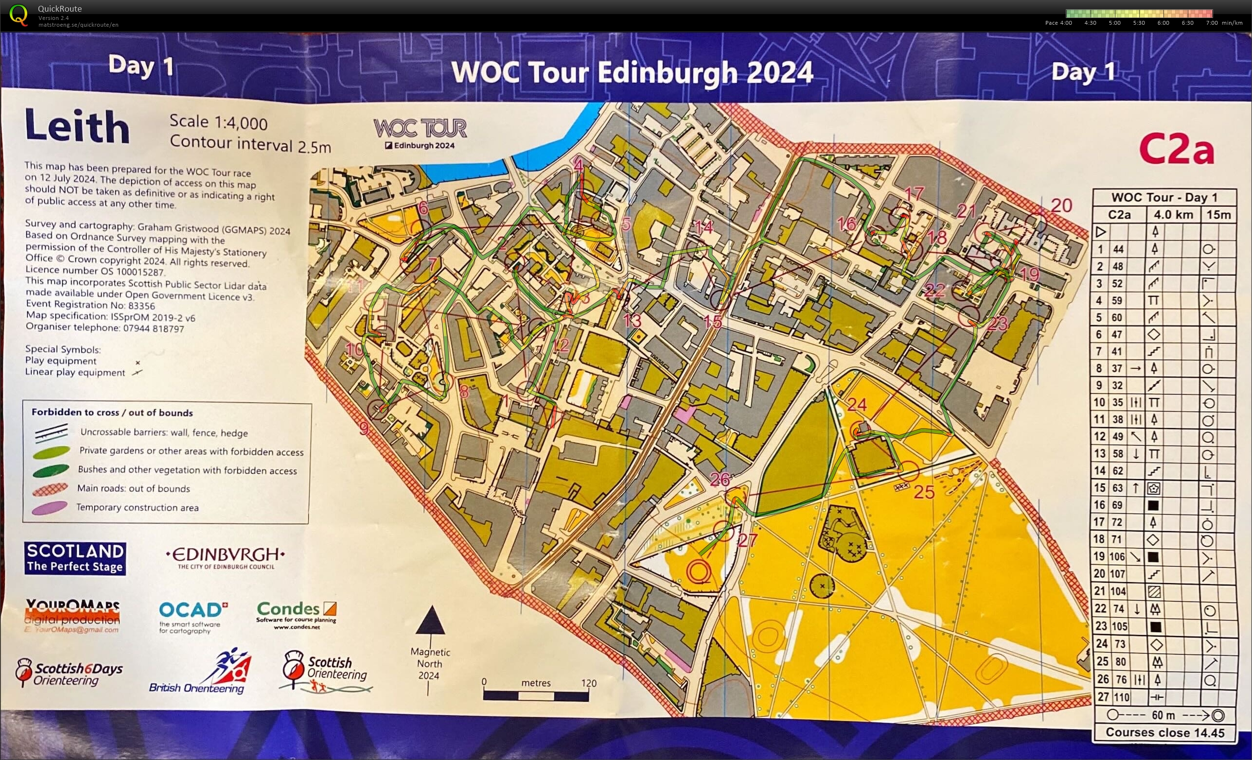 WOC Tour Day 1 (2024-07-12)
