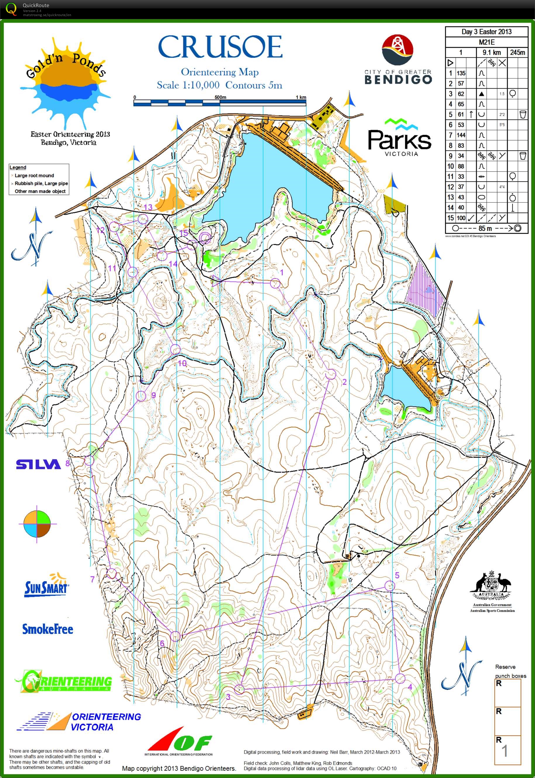 Easter 3 Days: Relay Distance (2013-04-01)