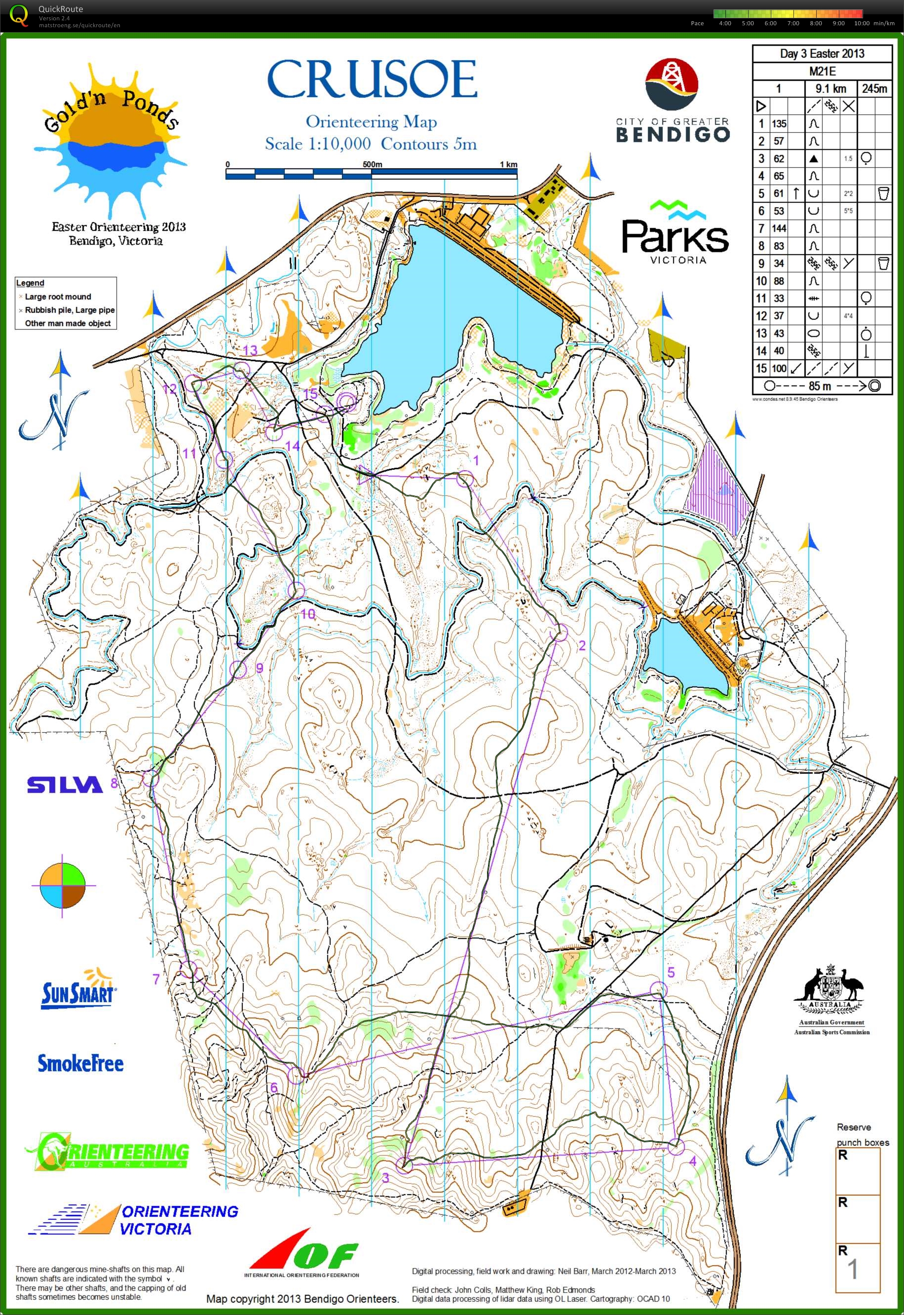 Easter 3 Days: Relay Distance (2013-04-01)