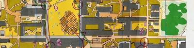 NOL 2d - Two Person Sprint Relay - Murdoch Uni map 2 (09/03/2025)