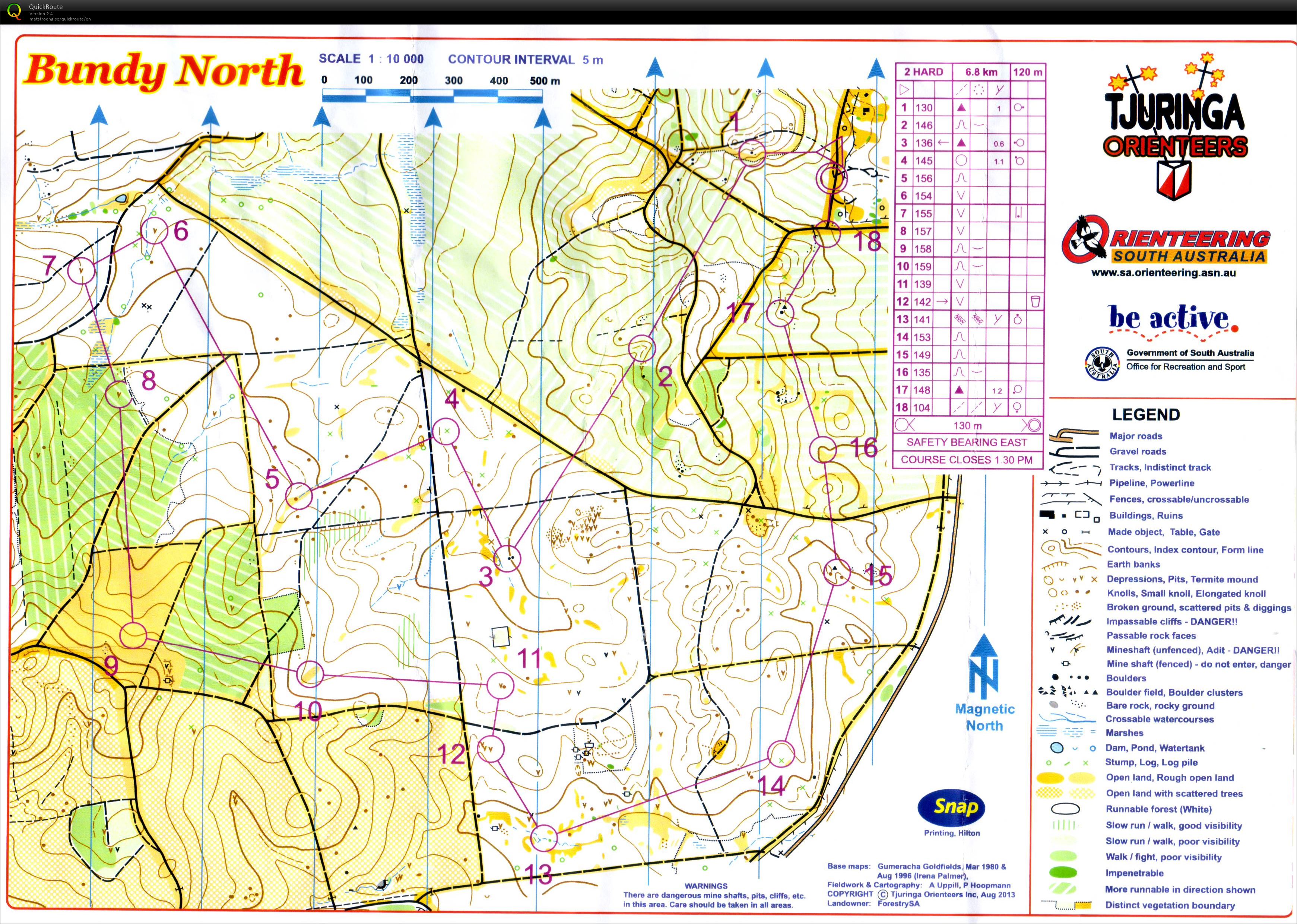 Minor Event - Bundy North (04/08/2013)