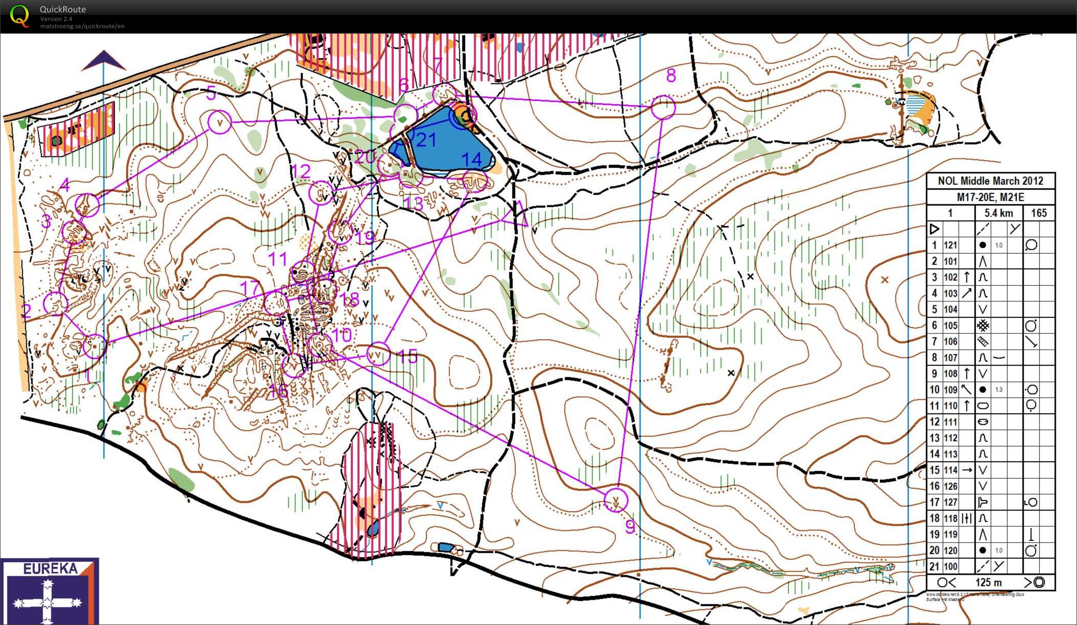 National Orienteering League #2 (2012-03-10)