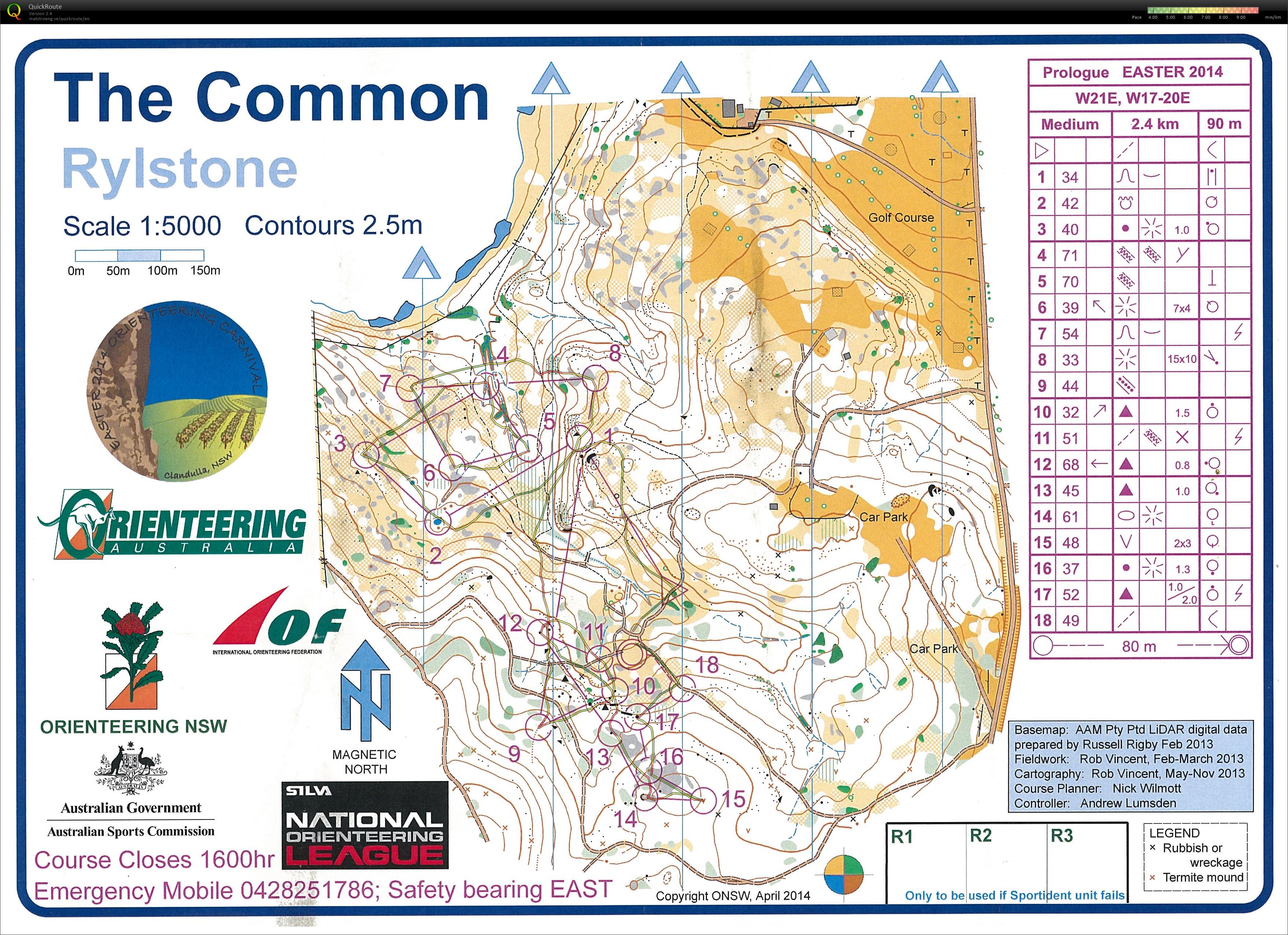 Easter Prologue W21E (17/04/2014)